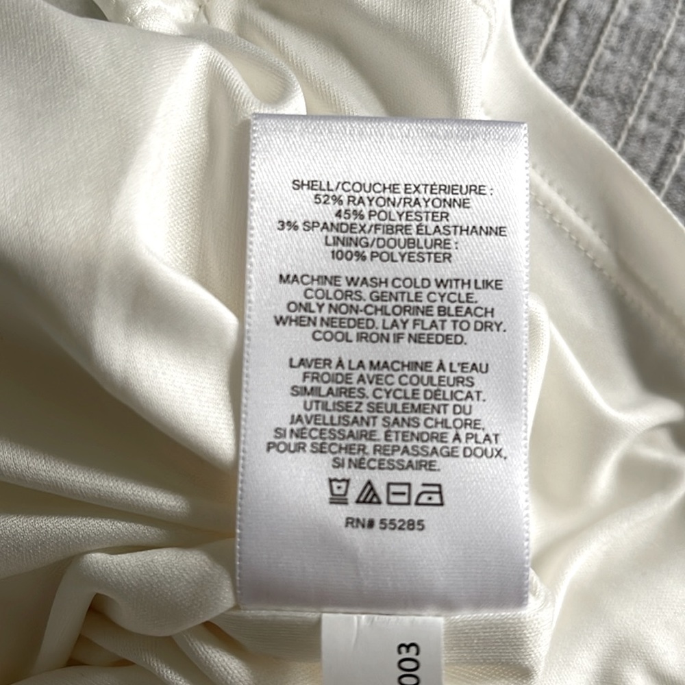 Express White Tulip Sleeve Sheath Dress XXS - Picture 5 of 7